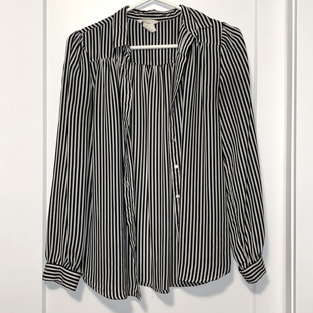 H&M Striped Blouse